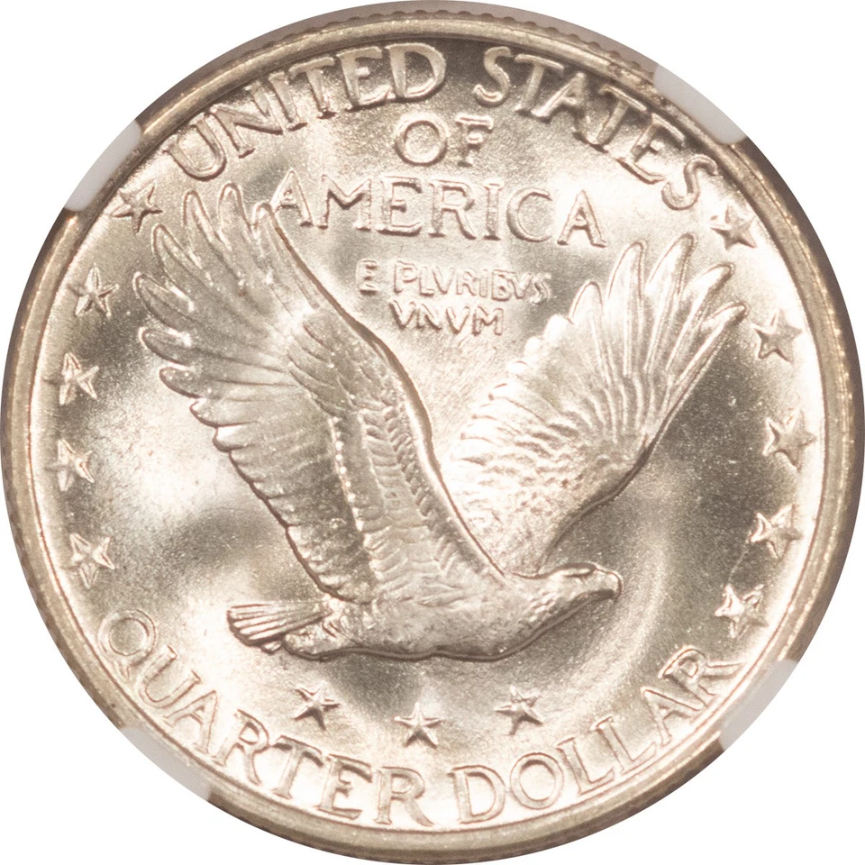 1923 STANDING LIBERTY QUARTER - NGC MS-67, BLAZING WHITE, SUPERB! CAC APPROVED! - Image 3 of 3