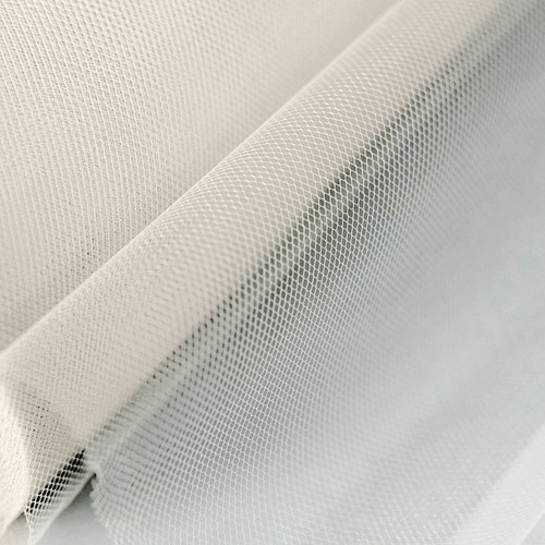 Taupe TULLE NET FABRIC 18" wide x 100 yards Bolt Crafts DIY Sewing Wedding SALE - Picture 3 of 6