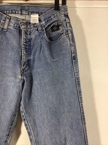 Vintage Harley Davidson Motorcycles USA Damen klassische Jeans hellblau Größe 10L - Bild 2 von 22
