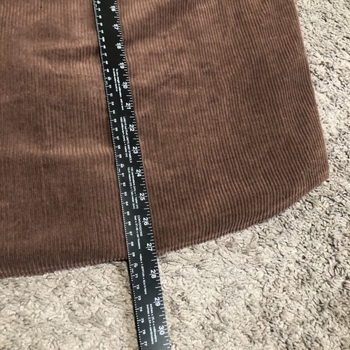 Teddy Fresh Cord Überhemd Herren Größe Small Kastanienbraun Colorblock Streifen - Bild 9 von 9