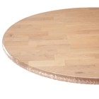 Clear Vinyl Elasticized Table Cover