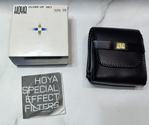 Hoya 62mm Close-Up Lens Set +1 +2 +4 Glass Lens Filter 62mm Made in Japan New - Picture 1 of 5