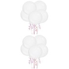  Set of 2 Durchsichtige Ballons Konfetti Luftballons Konfetti-Ballons