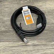 Premium High Speed HDMI Cable with Ethernet 6ft   4K Ultra HD HDR Certified NEW