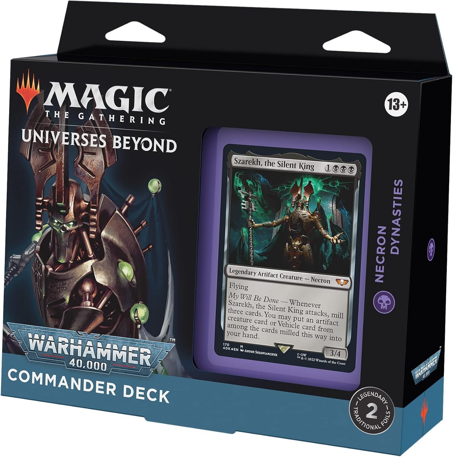 MTG ウォーハンマー40,000 Necron Dynasties未開封 Magic: The Gathering Commander Deck: Warhammer 40,000 Necron