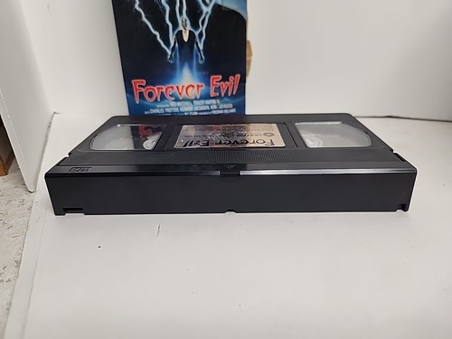 FOREVER EVIL VHS 1987 HORROR GORE BACKWOODS CABIN EVIL DOG ZOMBIE SATANIC CULT - Picture 11 of 11