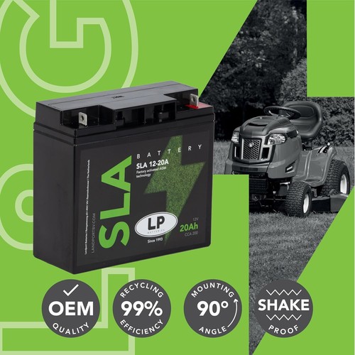 Landport SLA 12-20A Battery 12 V, 180 CCA Fits BMW R 45 N (248) 1978-1985 - Picture 3 of 5