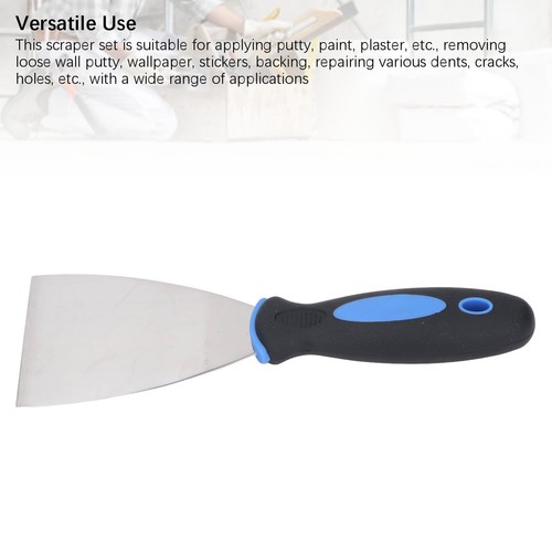 Drywall Scraper Set Stainless Steel Comfortable Grip Putty Spatula 2PCS - Picture 21 of 24