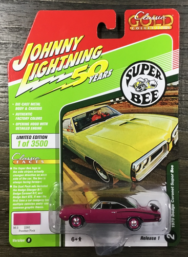 Johnny Lightning Classic Gold - 1970 Dodge Coronet Super Bee