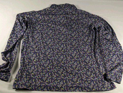 Lady Hagen Womens Shirt XL UV 50+ Long Sleeve Golf 1/4 Zip Liberty Floral Marlin - Picture 2 of 10