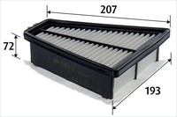 Valeo Luftfilter 585509 FüR Renault