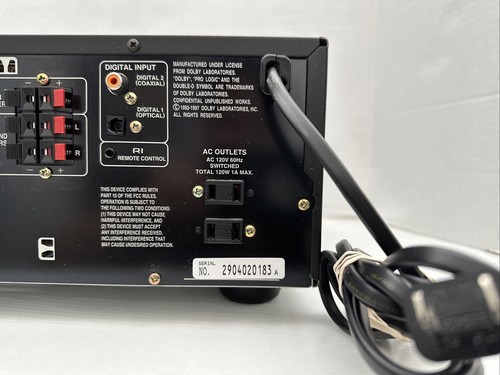 Onkyo Receiver Model TX-DS474 No Remote - Tested - Picture 6 of 9