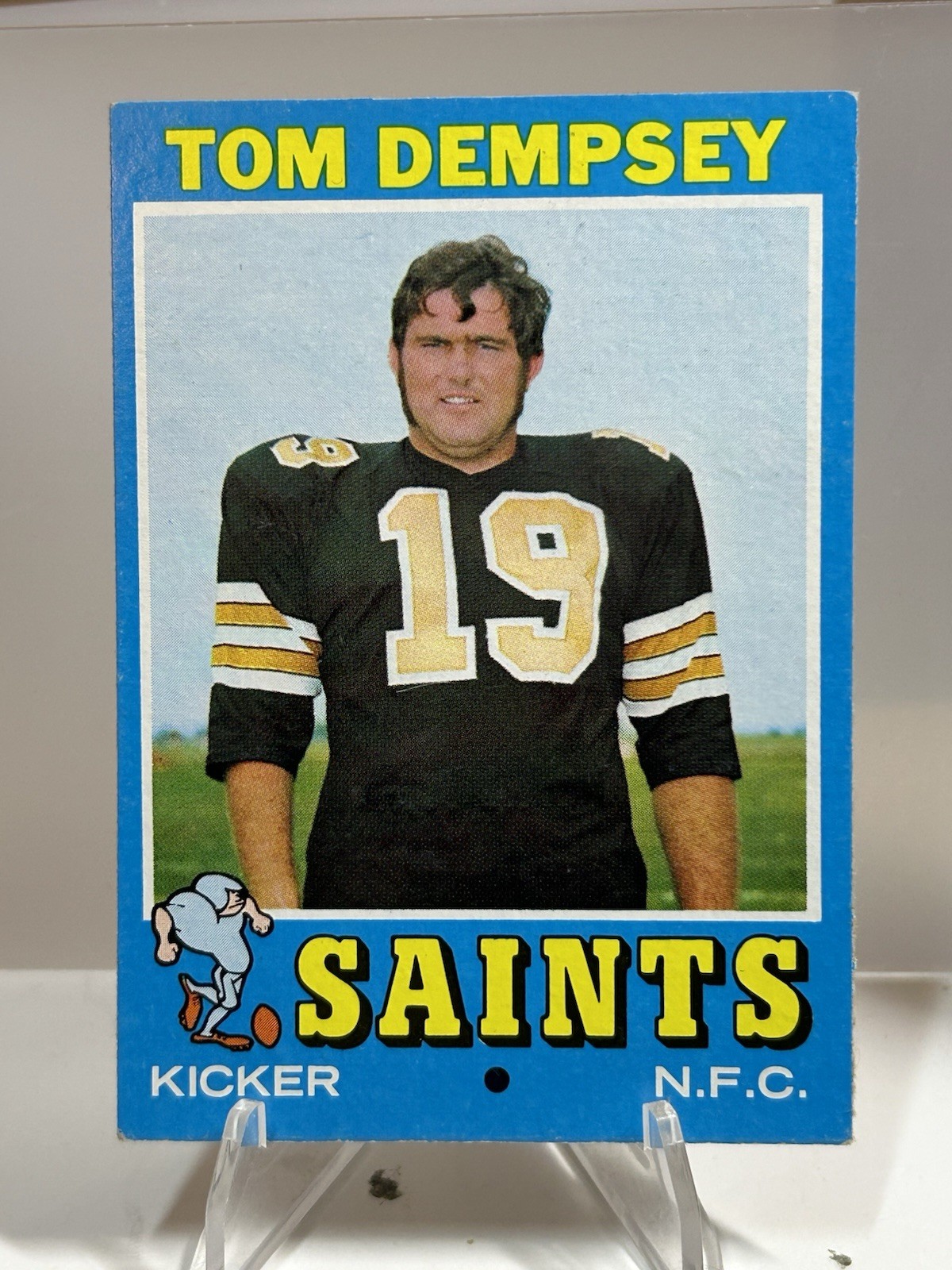 1971 Topps - Tom Dempsey #5 New Orleans Saints