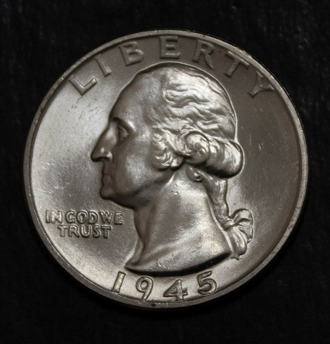 1945 Washington Viertelwahl Stempelglanz Lot 3119