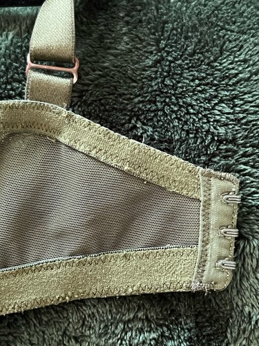 Soma Green Gold Embroidered Sensuous Lace Unlined Sheer Cup Underwire Bra 36DDD - Afbeelding 18 van 18