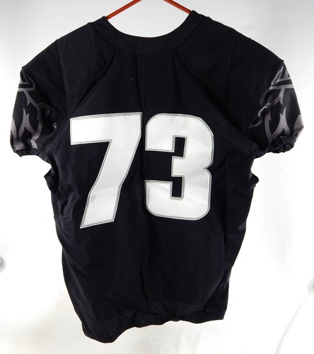 Camiseta deportiva negra Utah State Aggies #73 2019 usada en juegos placa de identificación quitar XL 993 - Imagen 2 de 12