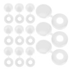 500PCS Screw Caps: Bolt Protection Cap Plastic Hinged Screw Cover Flip Tops