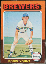 1975 Topps Baseball Robin Yount #223 VG