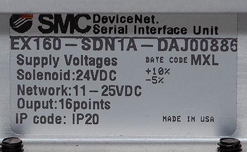 SMC Pneumatics VV5Q11-08-DAJ00898 8-Station Valve Manifold, ASM PN: 50-125207A16 - Picture 7 of 8