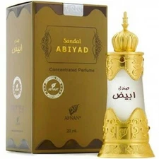 Sandal Abiyad  Concentrated Perfume Oil By Afnan 20ml