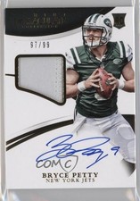 2015 Panini Immaculate /99 Bryce Petty #137 RPA Rookie Patch Auto RC