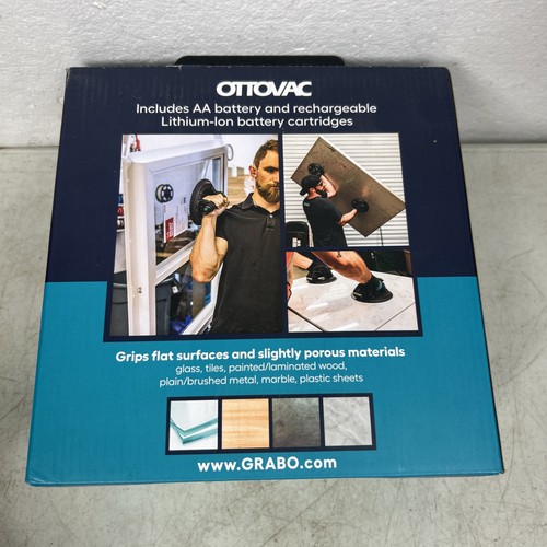 Grabo OTTOVAC Elektrischer Staubsauger Saugnapf Klemme Hebt Trockenbau Glasfliese Metall - Bild 2 von 3