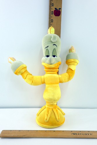Lumiere 12 Zoll Plüsch ~ Disney Store exklusiv ~ Die Schöne und das Biest - ohne Tush-Tag