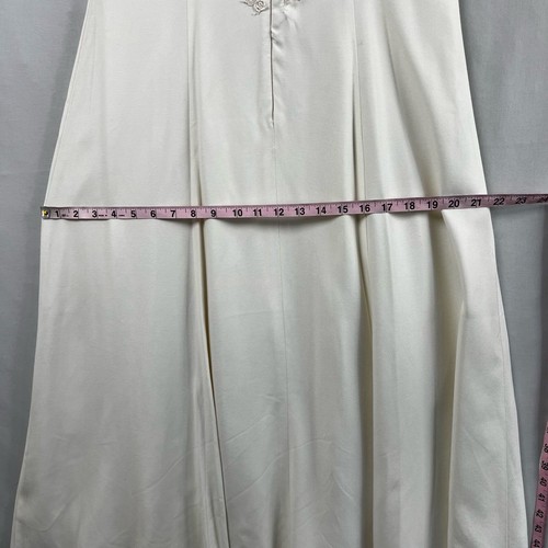Scott McClintock Maxi Dress Womens 12 Sheath Ivory Wedding Gown Lace - Picture 16 of 21