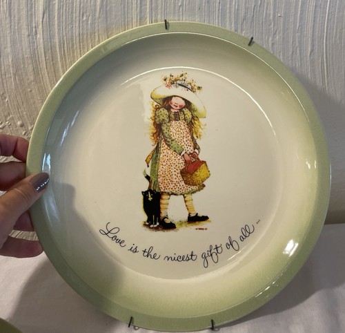Hollly Hobbie 11" Collectors Edition 2 Decorative Plates EUC Made In USA - Picture 2 of 11