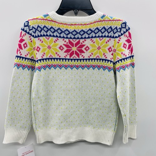 Holiday Lane Little Boys Size 6 Multi-Color Fair Isle Sweater Lime Green $40 023 - Picture 6 of 9