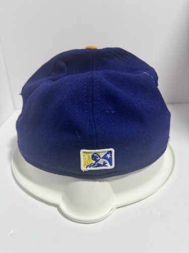 Burlington Bees Fitted Hat New Era 7 3/4 MILB 62 CM 59Fifty Vintage Baseball Hat - Picture 2 of 4