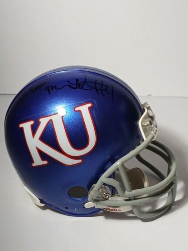 2024 LANCE LEIPOLD HANDSIGNIERTER KANSAS JAYHAWKS FOOTBALL MINIHELM TEAMMITGLIEDER - Bild 19 von 24