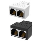 Adapter ścienny RJ11 Podwójny rozdzielacz linii telefonicznej 1 na 2 konwertery modułowe Wtyczka ścienna