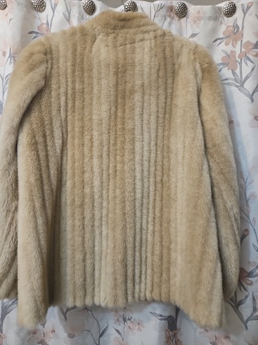Sno-Minke Hillmoor Faux Fur Mink Coat Long Sleeve Vintage 1970’s USA - Picture 4 of 13