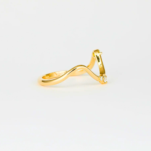 Banda Apilable Certificada Laboratorio Cultivado Oro Amarillo 18K 0.15 Diamante Corte Redondo - Imagen 4 de 9