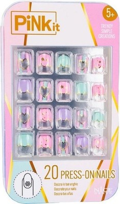 Gadget - Nice: Pink It Press On Nails -D- Nice