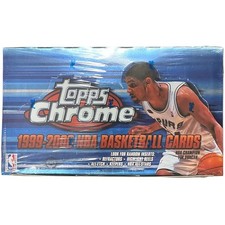 1999/2000 TOPPS CHROME NBA BASKETBALL HOBBY BOX KOBE REFRACTORS NEW SEALED