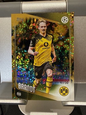 2025-2026 Topps Chrome Yellow Foil Julian Brandt 47/50 #81