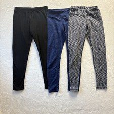Mixed Brand Leggings Bundle Kids Sz Large 10-12 Activewear Yoga Pants 3 Pieces