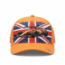 New Unisex All-Over Print McLaren With Logo Pattern, F1 motorsport Cap