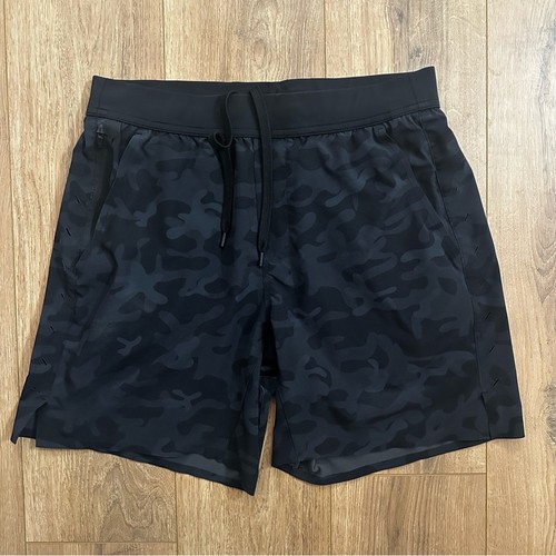 Ten Thousand Interval Short Men’s Medium 7” UnLined Black Camo Athletic Shorts - Picture 3 of 16