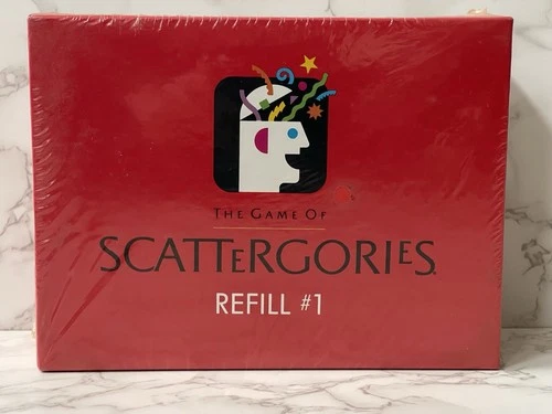 VTG The Game of Scattergories Refill #1 Pack New NIP NOS Milton Bradley