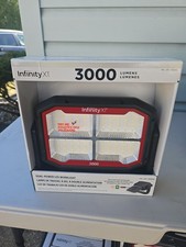 Infinity X1 Dual Powered SOLAR LED Work Light 3000 Lumen MAGNETIC