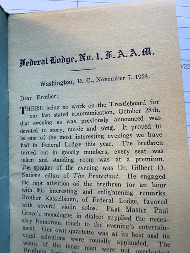 ORDEN DE LA ESTRELLA ORIENTAL 1928 - ESTATUTOS/REGLAS - LAVADO D.C. - FOLLETO - Imagen 2 de 8