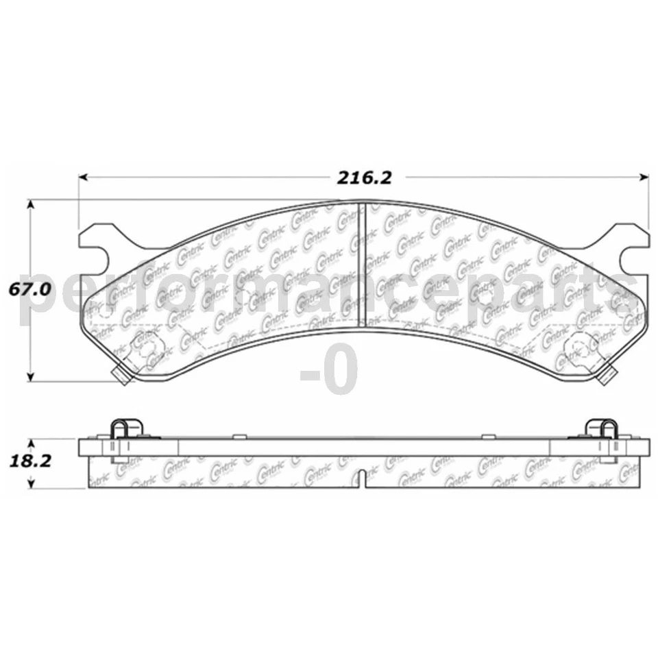Juego de pastillas de freno de disco delanteras rotor de freno de disco para Chevrolet Silverado 3500 2001-2007 Foto 2 de 4