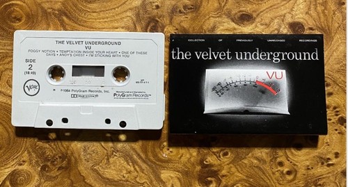 The VELVET UNDERGROUND VU Cassette Tape 1984 Compilation - Picture 3 of 5