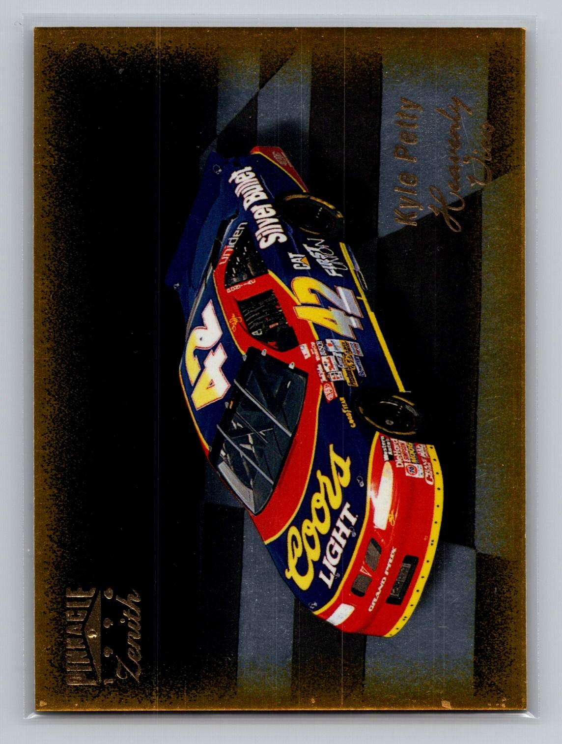 1996 Pinnacle Zenith #48 Kyle Petty 24KT Artist Proof