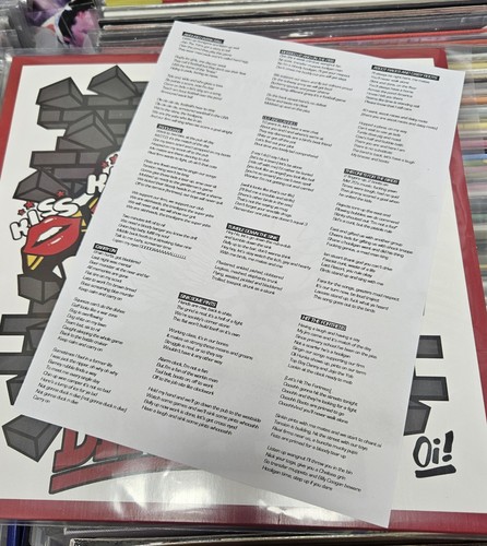 Bird Fist - This One's For The Birds LP Oi! Skinhead Punk Vinyl - Picture 4 of 4