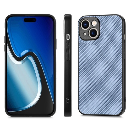 Carbon Fiber Slim Back Case Schutz Hülle für iPhone 13 12 Mini XS Max 11 Pro XR - Picture 16 of 17