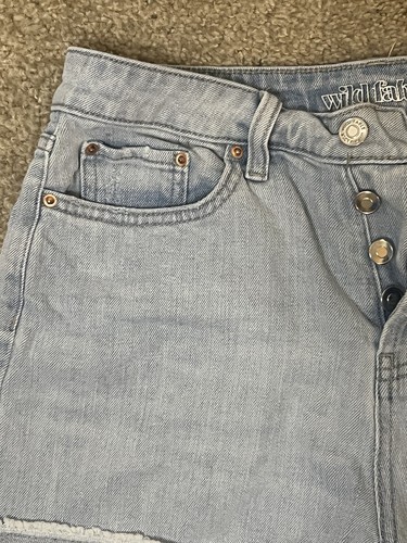Wild Fable blaue Jeansshorts geknöpft Größe 6 - Bild 3 von 8
